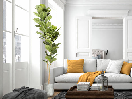 Planta artificial Schuller Higuera Violín cemento 200cm 281232