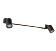 Aplique de baño Trio Enrico LED negro mate IP44 281470332