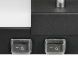 Aplique de baño Trio Enrico LED negro mate IP44 281470332