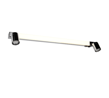 Aplique de baño Trio Enrico LED cromo IP44 281479306