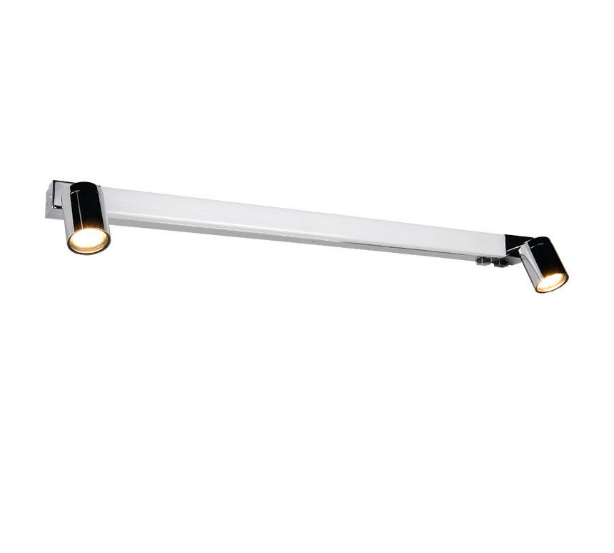 Aplique de baño Trio Enrico LED cromo IP44 281479306