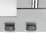 Aplique de baño Trio Enrico LED cromo IP44 281479306
