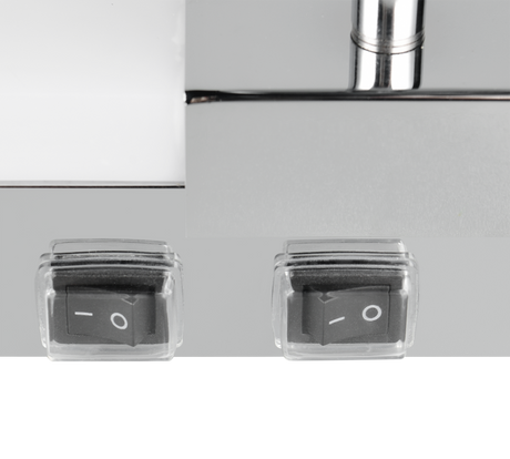 Aplique de baño Trio Enrico LED cromo IP44 281479306