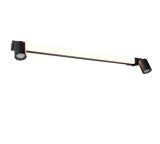 Aplique de baño Trio Enrico LED negro mate IP44 281479332