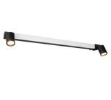 Aplique de baño Trio Enrico LED negro mate IP44 281479332