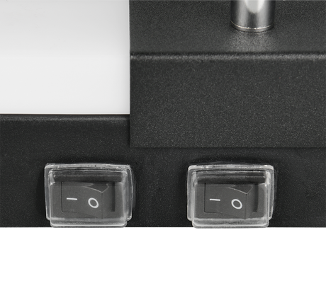 Aplique de baño Trio Enrico LED negro mate IP44 281479332
