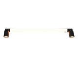 Aplique de baño Trio Enrico LED negro mate IP44 281479332