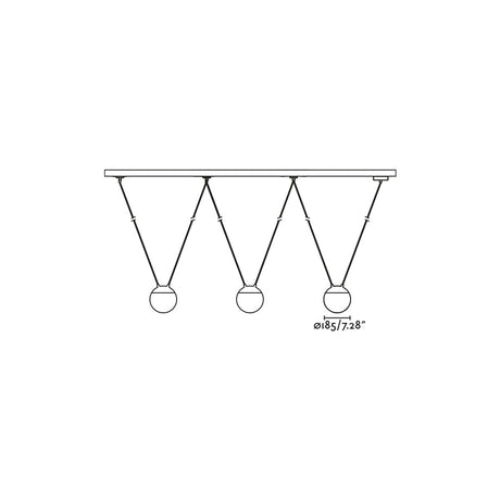 Faro 28209-3L - Dibujo técnico