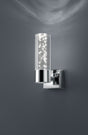 Aplique de baño Trio Bolsa LED cromo 3000K regulable IP44 282410106