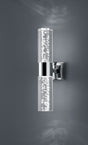 Aplique de baño Trio Bolsa LED cromo 3000K regulable IP44 282410206