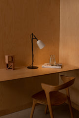 Lámpara de mesa grande Faro Studio E14 LED blanco mate 28252