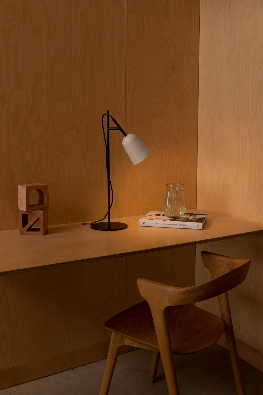 Lámpara de mesa Faro Studio E14 blanco mate — ref. 28252 (2)