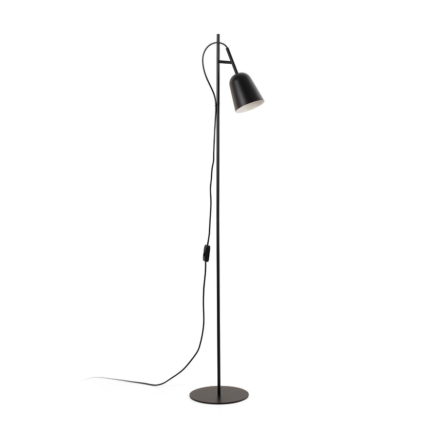 Lámpara de pie salón Faro Studio E14 LED negro mate 28254
