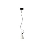 Lámpara de techo colgante Faro Studio E14 LED blanco mate 28261