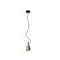 Lámpara de techo colgante Faro Studio E14 verde mate 28262