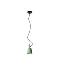 Lámpara de techo colgante Faro Studio E14 verde mate 28262