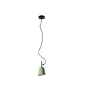Lámpara de techo colgante Faro Studio E14 verde mate 28262