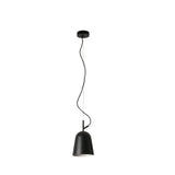 Lámpara de techo colgante Faro Studio E27 LED negro mate 28263