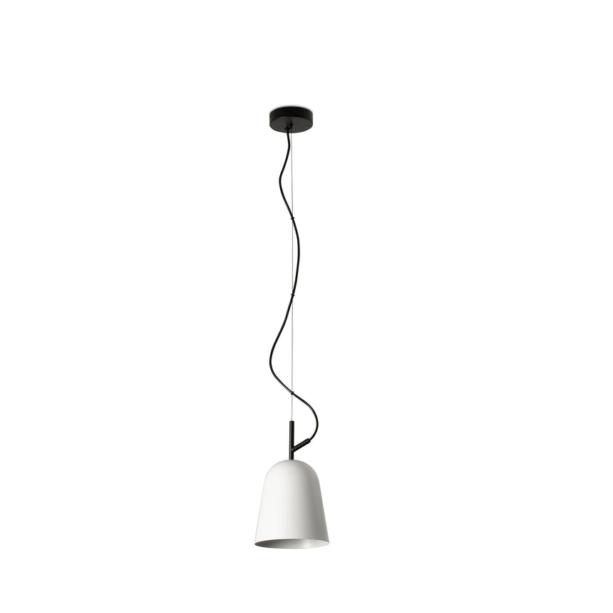 Lámpara de techo colgante Faro Studio E27 LED blanco mate 28264