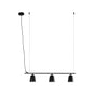 Lámpara de techo colgante Faro Studio 3 luces E14 negro mate — ref. 28266 (1)