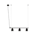 Lámpara de techo colgante Faro Studio 3 luces E14 negro mate — ref. 28266 (1)