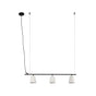 Lámpara de techo colgante Faro Studio 3 luces E14 blanco mate — ref. 28267 (1)