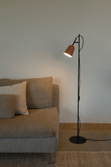 Lámpara de pie salón Faro Studio E14 rosa mate — ref. 28272 (2)