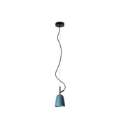 Lámpara de techo colgante Faro Studio E14 azul mate 28277
