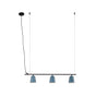 Lámpara de techo colgante Faro Studio E14 azul mate 28281