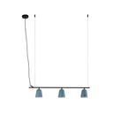 Lámpara de techo colgante Faro Studio E14 azul mate 28281