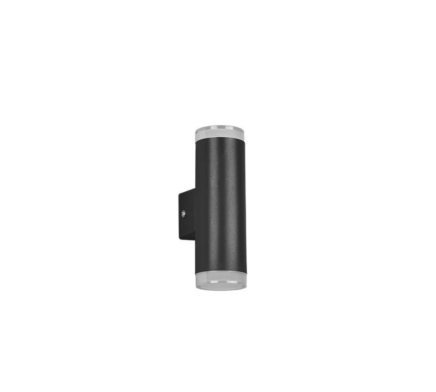 Aplique de baño Trio Ray LED negro mate 3000K regulable IP44 283110232