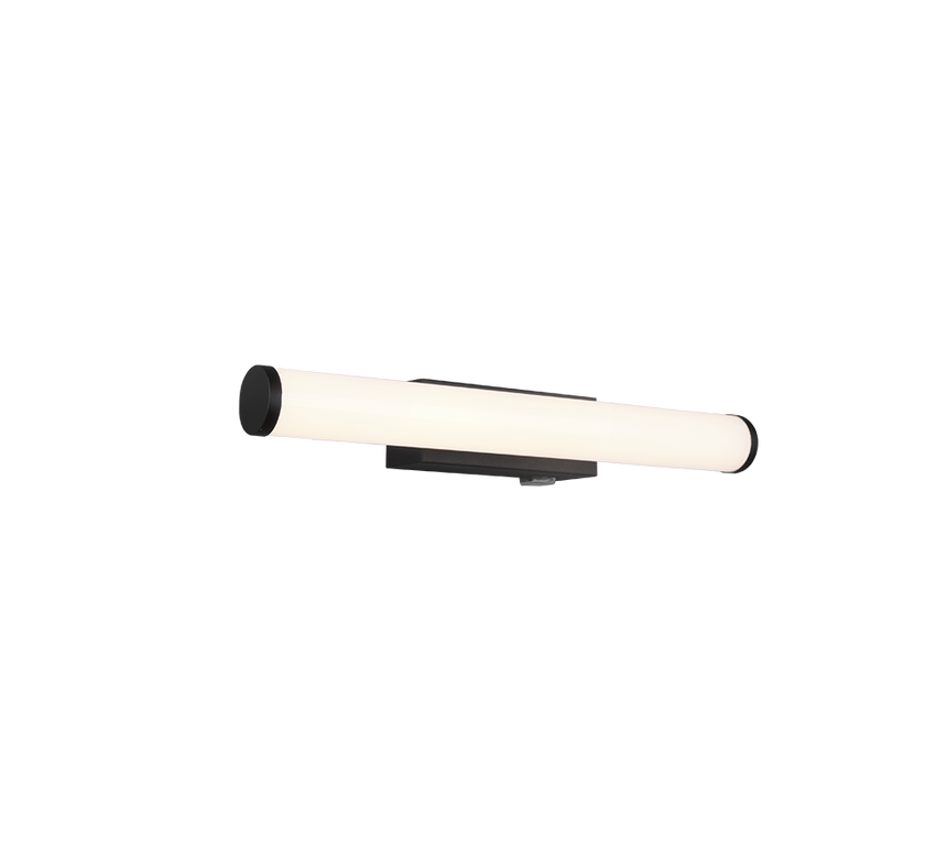 Trio Mattimo Black mat metal LED wall light 283270132