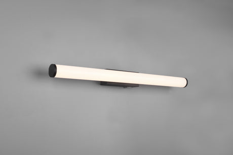 Aplique de baño Trio Mattimo LED negro mate 3000K regulable IP44 283270232