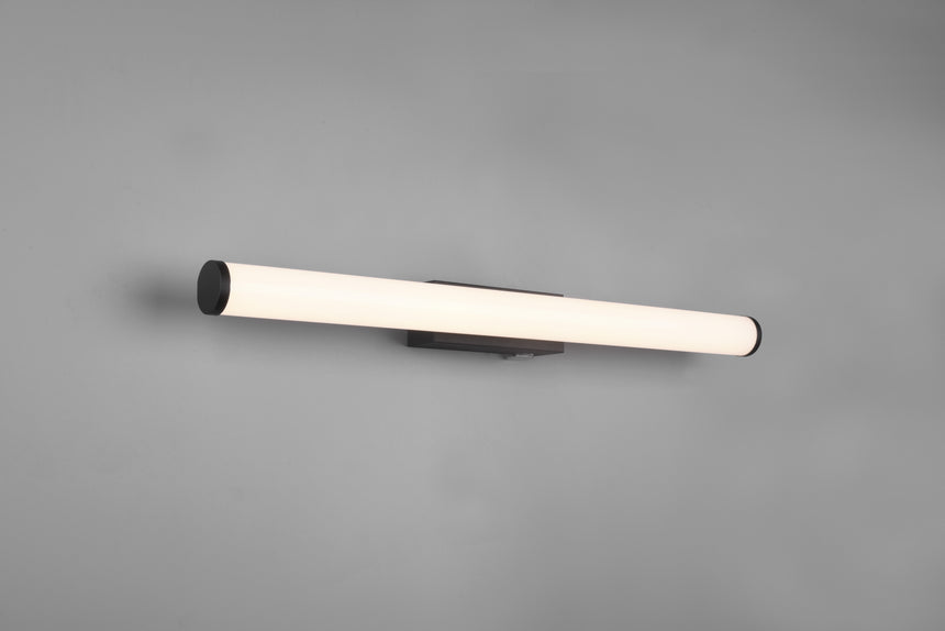 Aplique de baño Trio Mattimo LED negro mate 3000K regulable IP44 283270232