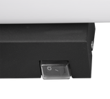 Aplique de baño Trio Mattimo LED negro mate 3000K regulable IP44 283270232