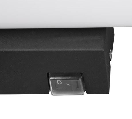Aplique de baño Trio Mattimo LED negro mate 3000K regulable IP44 283270232