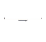 Aplique de baño Trio Mattimo LED cromo 4000K regulable IP44 283274206