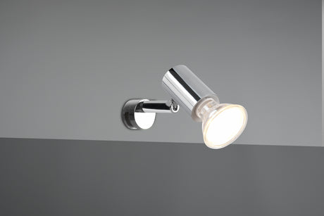 Aplique de baño Trio Lorenzo LED cromo 3000K IP44 283500106