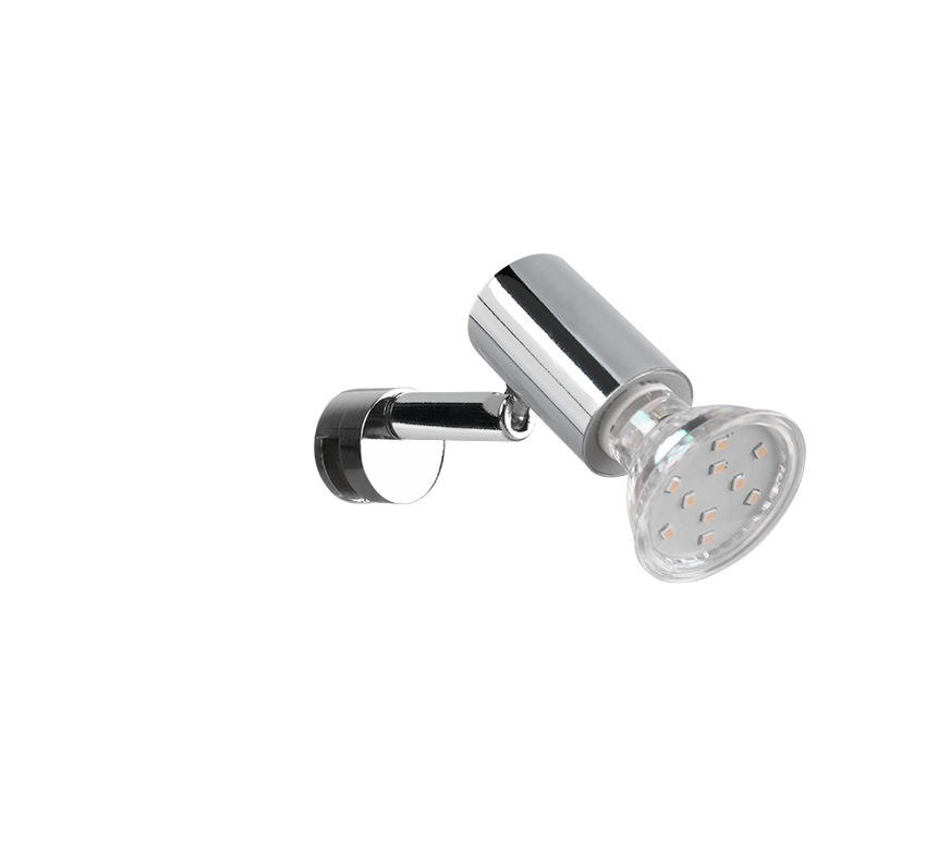 Aplique de baño Trio Lorenzo LED cromo 3000K IP44 283500106