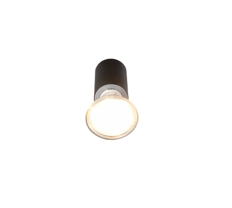 Aplique de baño Trio Lorenzo LED negro mate 3000K IP44 283500132