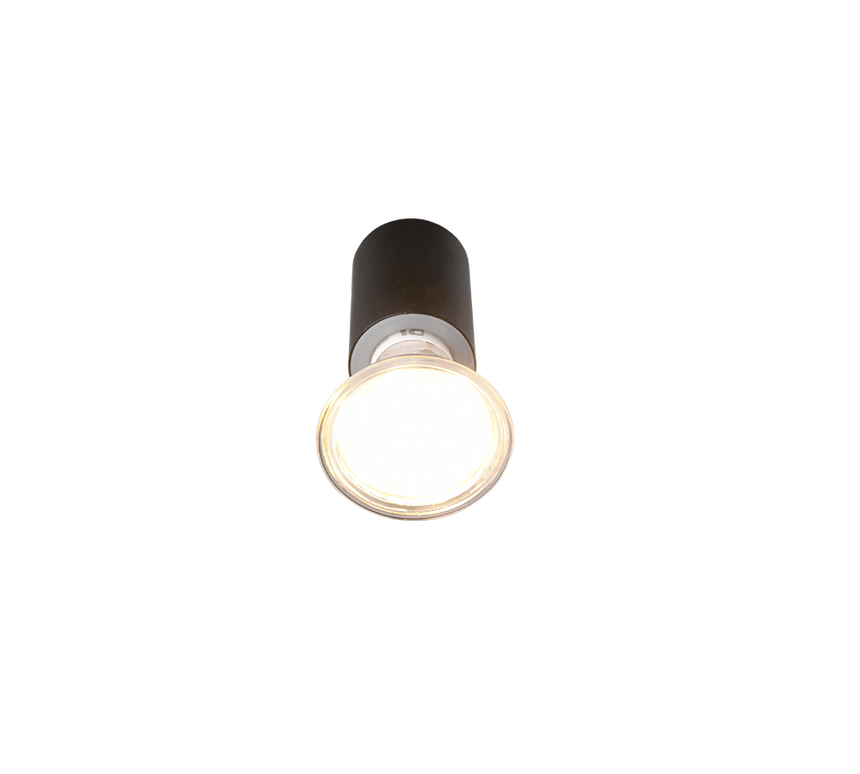 Aplique de baño Trio Lorenzo LED negro mate 3000K IP44 283500132