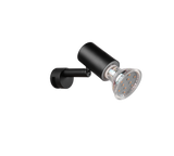 Aplique de baño Trio Lorenzo LED negro mate 3000K IP44 283500132