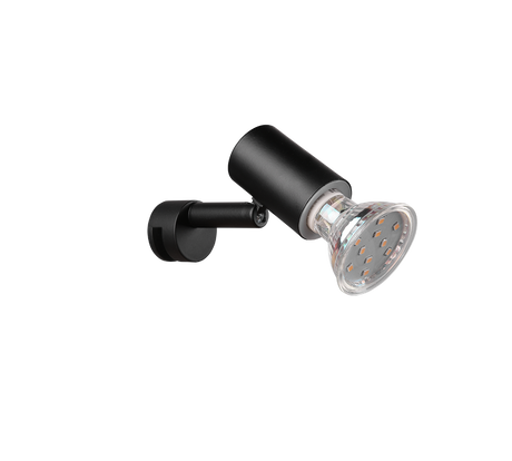 Aplique de baño Trio Lorenzo LED negro mate 3000K IP44 283500132