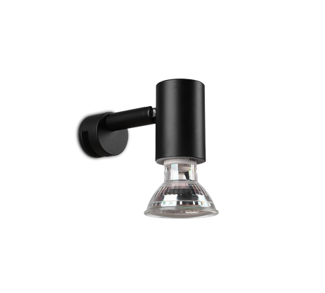 Aplique de baño Trio Lorenzo LED negro mate 3000K IP44 283500132