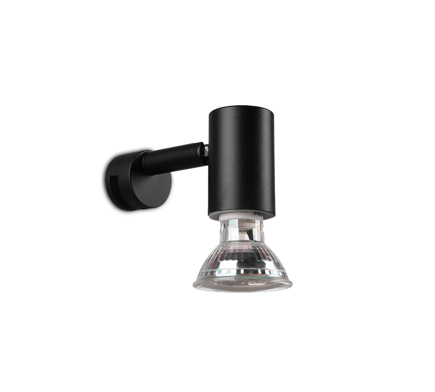 Aplique de baño Trio Lorenzo LED negro mate 3000K IP44 283500132
