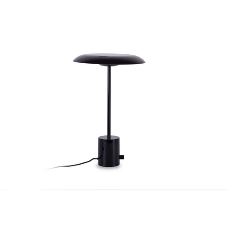 Lámpara de mesa Faro Hoshi LED 2700K 677lm negro brillo — ref. 28350 (1)