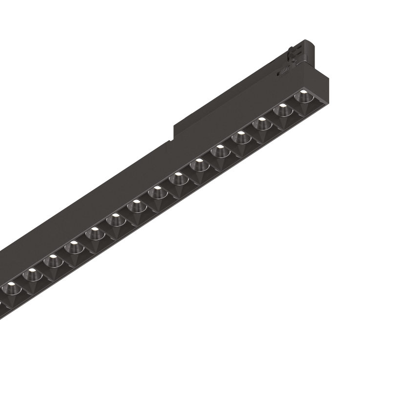 Foco de carril Ideal Lux Display negro LED 28W 4000K Ø106,5cm 283548