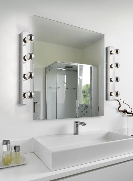 Aplique de baño Trio Theatro 4 luces cromo IP44 283600406 - vista 6