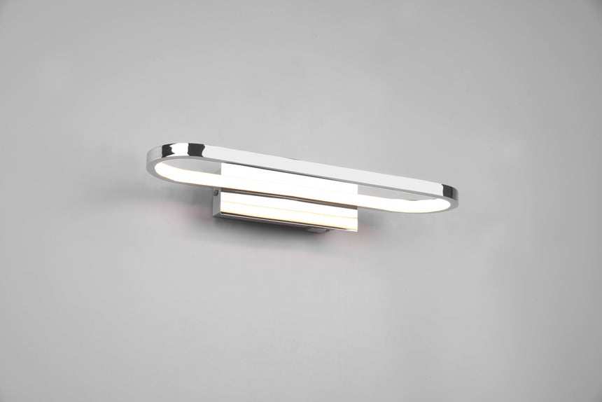 Aplique de baño Trio Gianni LED cromo 3000K IP44 283770106