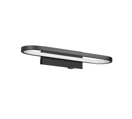 Aplique de baño Trio Gianni LED negro mate 3000K IP44 283770132